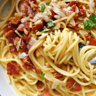 Garlic Bacon Pasta