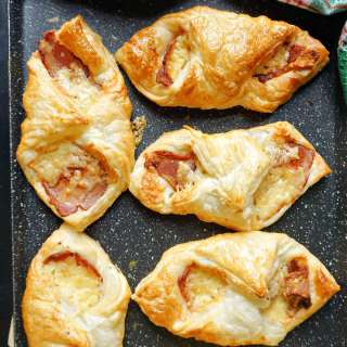 Cheese and Bacon Turnovers