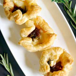 Brie and Cranberry Bites