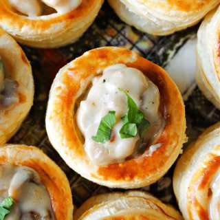 Chicken and Mushroom Vol-au-Vents