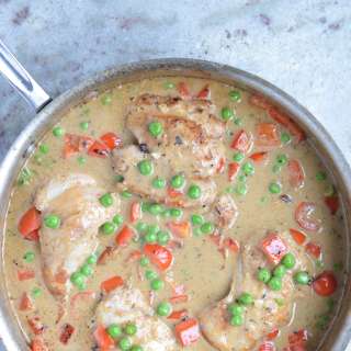 Creamy Coconut Lime Chicken & Veggies