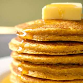 Fluffy Oatmeal Pumpkin Pancakes