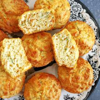 Cheesy Carrot and Courgette Muffins