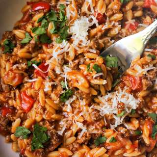 Beef Orzo