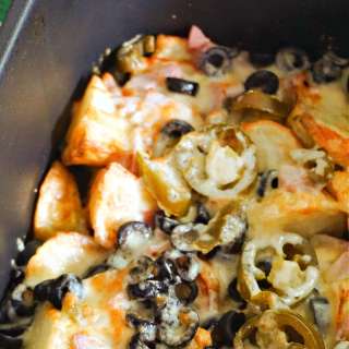Loaded Potato Wedges in the Air Fryer