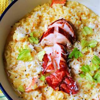 Saffron Risotto with Lobster