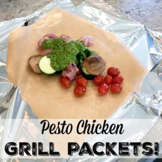 Pesto Chicken Grill Packets