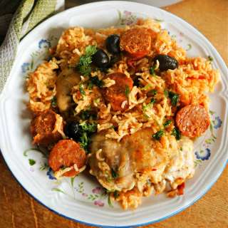 One-Pot Chicken and Chorizo Rice