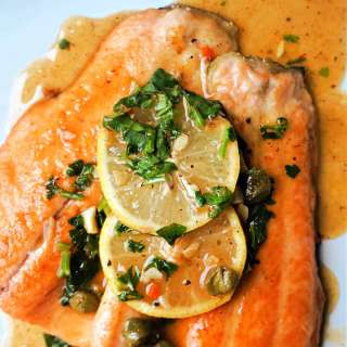 Pan-Fried Trout Piccata