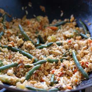 Super Quick and Easy Vegetable Fried Rice