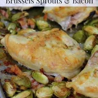 Roasted Chicken with Brussels Sprouts and Bacon