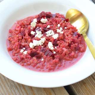 Beet and Goat Cheese (Brown Rice) Risotto