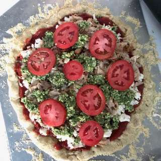 Chicken Pesto Pizza