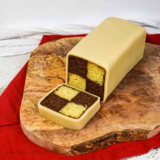 Chocolate Battenberg Cake