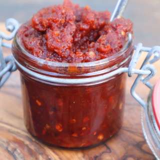 Sambal badjak (gebakken Indonesische sambal)