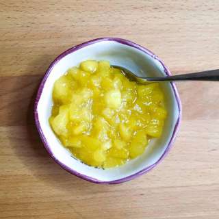 Peach and Elderflower Compote
