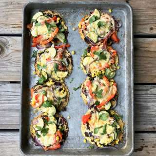 Roasted Veggie "Tostadas"
