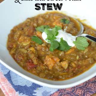 Curred Lentil and Sweet Potato Stew