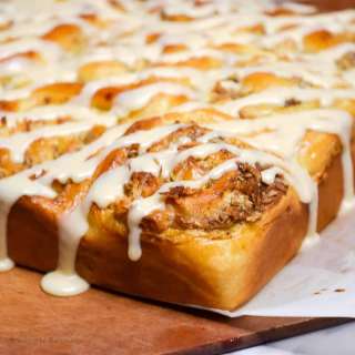 Caramel and Coconut Cinnamon Rolls