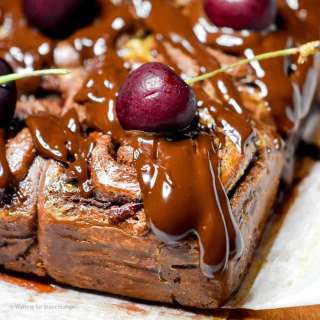 Chocolate Cherry Cinnamon Rolls