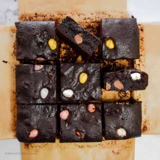 Mini Egg Brownies