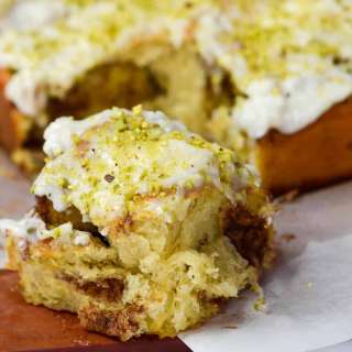 Pistachio Coconut Cinnamon Rolls