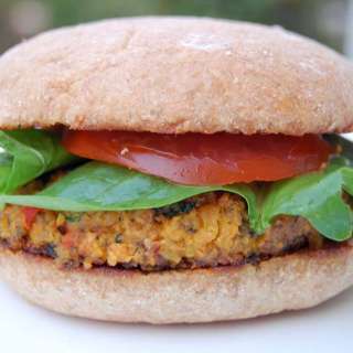 Veggie Burgers made with Homemade Breadcrumbs