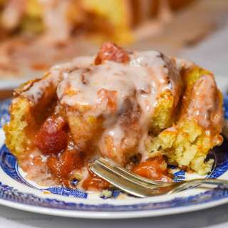 Plum Cinnamon Rolls