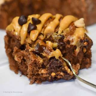Chocolate Peanut Butter Cinnamon Rolls