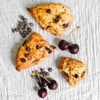 Chocolate Cherry Scones