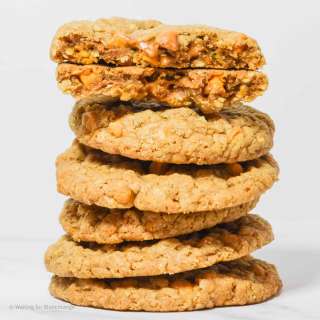 Butterscotch Biscoff Oatmeal Cookies