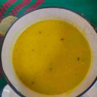 Yellow Moong Dal Soup (Indian Mung Lentil Soup)