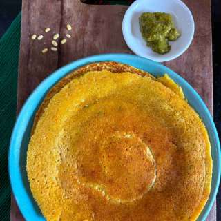 Moong Dal Chilla (Savory Lentil Pancakes)