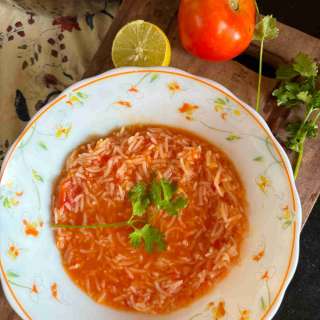 Best Tomato Rice Soup- Quick & Simple