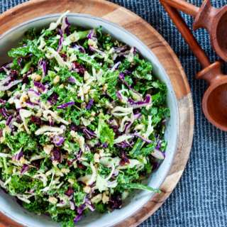 Cruciferous Crunch Salad with Jalapeno Lime Vinaigrette