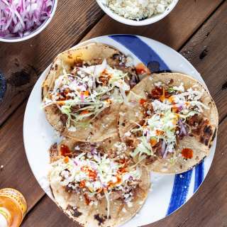 Leftover Pulled Pork Tacos