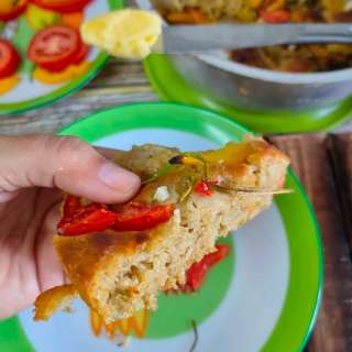 Whole Wheat Focaccia Bread Recipe {Without Egg}