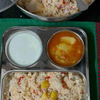 Samak Rice Pulao (Barnyard Millet Recipe)