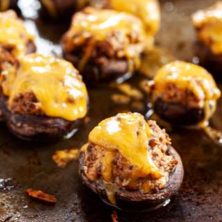 Chorizo Stuffed Mushrooms (Low Carb)