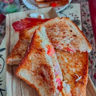 Pumpkin Sandwich | How to make Pumpkin Sandwich