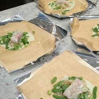 Green Curry Fish Packets