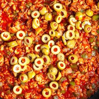 Ground Chicken Picadillo