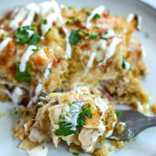 Pork Enchilada Casserole