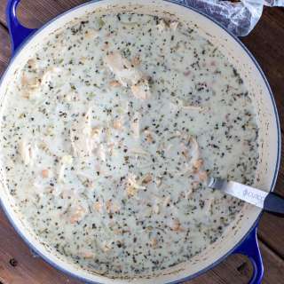 White Chicken Chili with Cream Cheese