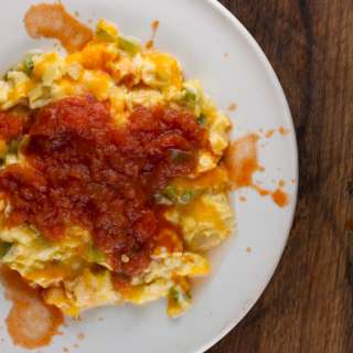 Salsa Scrambled Eggs
