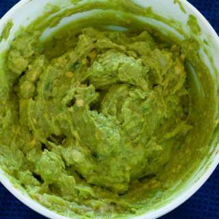 Garlic Guacamole with Roasted Garlic