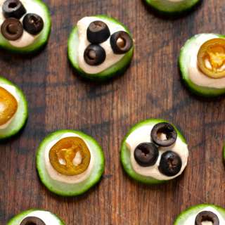 Cucumber Cream Cheese Bites