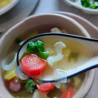 Clear Vegetable Soup Recipe