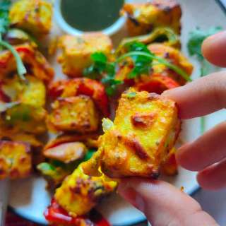 Air Fryer Paneer Tikka Recipe