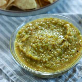 Roasted Green Tomato Salsa